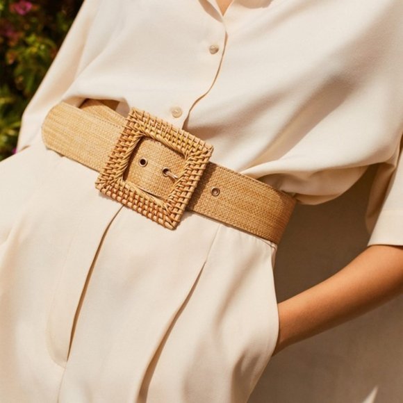 Mango Accessories - Mango Raffia Belt